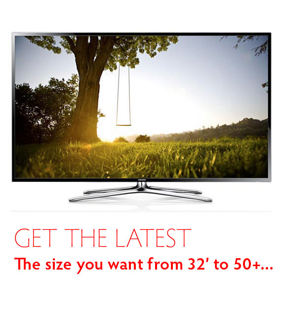 Rent the latest Televisions